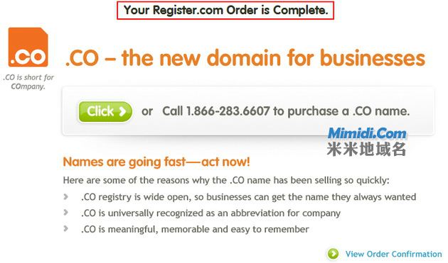 Register.Com域名注册图文教程