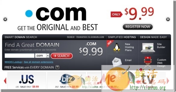 Domain.com域名注册教程
